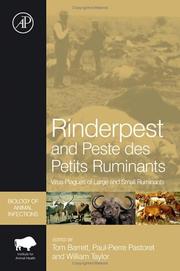 Cover of: Rinderpest and Peste des Petits Ruminants by William Pendrich Taylor