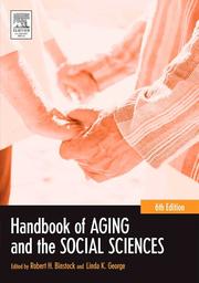 Cover of: Handbook of Aging and the Social Sciences, Sixth Edition (Handbook of Aging) by 