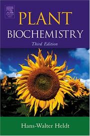 Cover of: Plant biochemistry by Hans-Walter Heldt