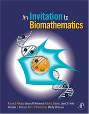 Cover of: An Invitation to Biomathematics
