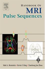 Cover of: Handbook of MRI Pulse Sequences