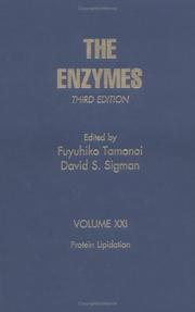 Cover of: The Enzymes (Protein Lipidation, Volume 22) (The Enzymes) by 