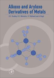 Cover of: Alkoxo and Aryloxo Derivatives of Metals