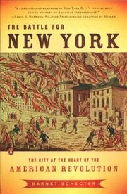 Cover of: The Battle for New York by Barnet Schecter