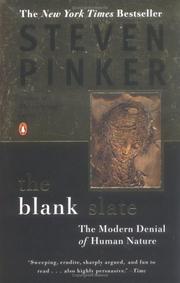 Cover of: The Blank Slate by Steven Pinker