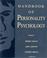 Cover of: Handbook of personality psychology