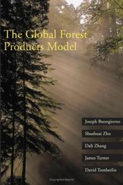Cover of: The global forest products model: structure, estimation, and applications