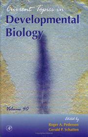 Cover of: Current Topics in Developmental Biology by 