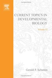 Cover of: Current Topics in Developmental Biology, Volume 50 (Current Topics in Developmental Biology)