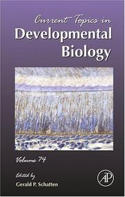 Cover of: Current Topics in Developmental Biology, Volume 74 (Current Topics in Developmental Biology)