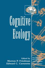 Cover of: Cognitive ecology