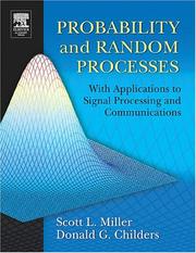 Cover of: Probability and Random Processes by Scott Miller, Donald Childers