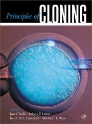 Cover of: Principles of Cloning | 