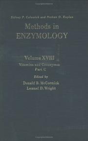 Cover of: Methods in Enzymology, Volume 18, Part C (Vitamins & Coenzymes)