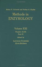 Cover of: Methods In Enzymology:Nucleic Acids, Part D by 