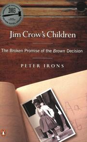Cover of: Jim Crow