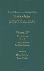 Cover of: Methods in Enzymology, Volume 54: Biomembranes, Part E: Biological Oxidations | 