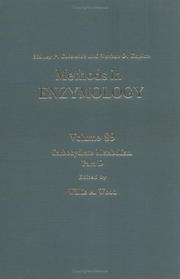 Cover of: Carbohydrate Metabolism, Part D, Volume 89: Volume 89: Carbohydrate Metabolism Part E (Methods in Enzymology)