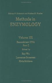 Cover of: Recombinant DNA, Part C, Volume 101: Volume 101: Recombitant Dna Part C (Methods in Enzymology)