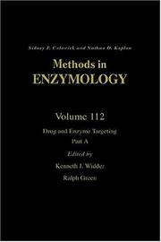 Cover of: Drug and Enzyme Targeting, Part A, Volume 112: Volume 112 by 