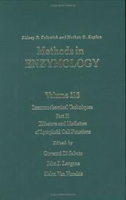 Cover of: Immunochemical Techniques, Part H: Effectors and Mediators of Lymphoid Cell Functions, Volume 116: Volume 116 by 