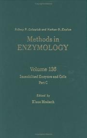 Cover of: Immobilized Enzymes and Cells, Part C, Volume 136 (Methods in Enzymology)