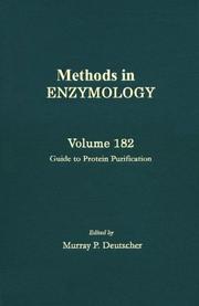 Cover of: Methods in Enzymology, Volume 182 | 