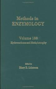 Cover of: Hydrocarbons and Methylotrophy, Volume 188: Volume 188: Hydrocarbons and Methylotrophy (Methods in Enzymology)