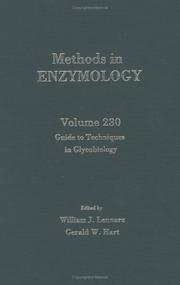 Cover of: Guide to Techniques in Glycobiology (Methods in Enzymology)