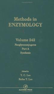 Cover of: Neoglycoconjugates, Part A, Synthesis, Volume 242 (Methods in Enzymology)