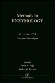 Cover of: Oncogene Techniques (Methods in Enzymology) by 