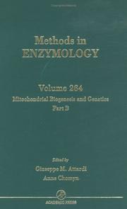 Cover of: Mitochondrial Biogenesis and Genetics, Part B, Volume 264 (Methods in Enzymology) by 