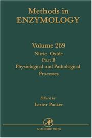 Cover of: Nitric Oxide Part B: Physiological and Pathological Processes (Methods in Enzymology)