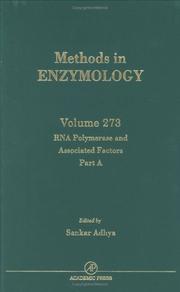 Cover of: RNA Polymerase and Associated Factors: Part A (Methods in Enzymology)