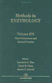 Cover of: Viral Polymerases & Related Proteins (Methods in Enzymology)