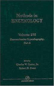 Cover of: Macromolecular Crystallography, Part A, Volume 276: Volume 276 by 