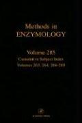 Cover of: Cumulative Subject Index: Volumes 263, 264, 266-289, Volume 285: Cumulative Subject Index Volumes 263, 264, 266-289 (Methods in Enzymology)