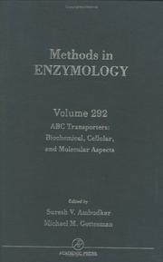 Cover of: ABC Transporters: Biochemical, Cellular, and Molecular Aspects (Methods in Enzymology)