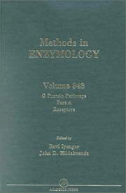 Cover of: G Protein Pathways, Part A: Receptors (Methods in Enzymology, Volume 343) (Methods in Enzymology)