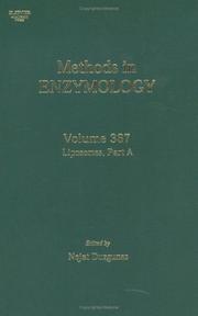 Cover of: Liposomes, Part A, Volume 367 (Methods in Enzymology) by Nejat Duzgunes