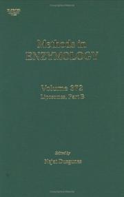 Cover of: Liposomes, Part B, Volume 372 (Methods in Enzymology)