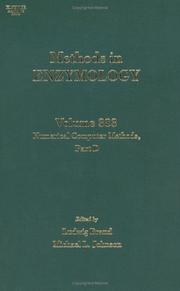 Cover of: Numerical Computer Methods, Part D, Volume 383 (Methods in Enzymology)