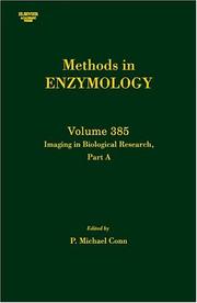 Cover of: Imaging in Biological Research, Part A, Volume 385 (Methods in Enzymology)