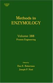 Cover of: Protein Engineering, Volume 388 (Methods in Enzymology) by Dan Robertson, Joseph P. Noel