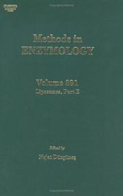 Cover of: Liposomes, Part E, Volume 391 (Methods in Enzymology) by Nejat Duzgunes