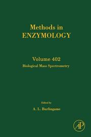 Cover of: Biological Mass Spectrometry, Volume 402 (Methods in Enzymology) by A.L. Burlingame