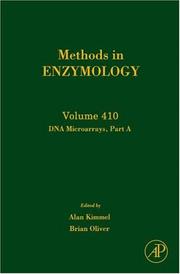 Cover of: DNA Microarrays Part A by 