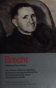 Cover of: Collected plays by Bertolt Brecht