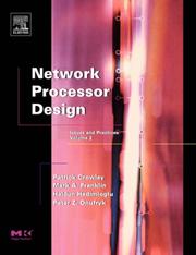 Cover of: Network Processor Design, Volume 2: Issues and Practices, Volume 2 (The Morgan Kaufmann Series in Computer Architecture and Design)