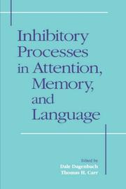 Cover of: Inhibitory processes in attention, memory, and language